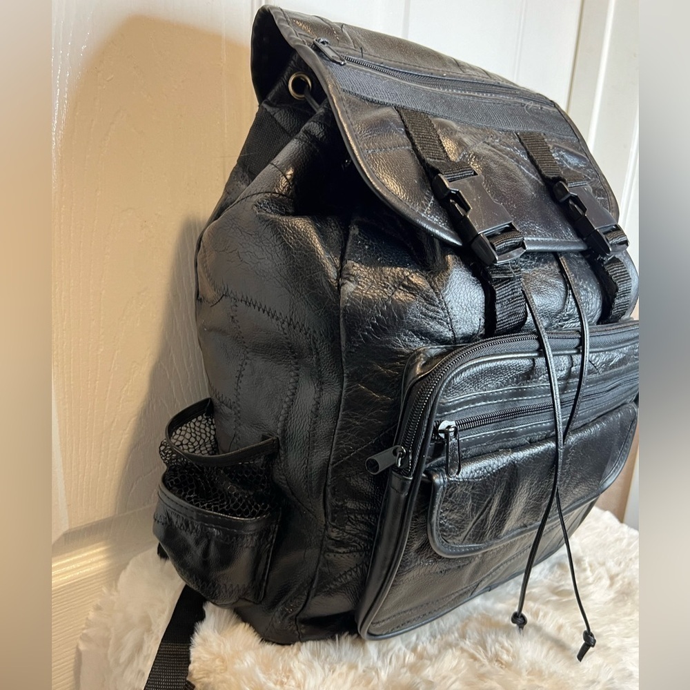 EMBASSY LAMBSKIN LEATHER BACKPACK